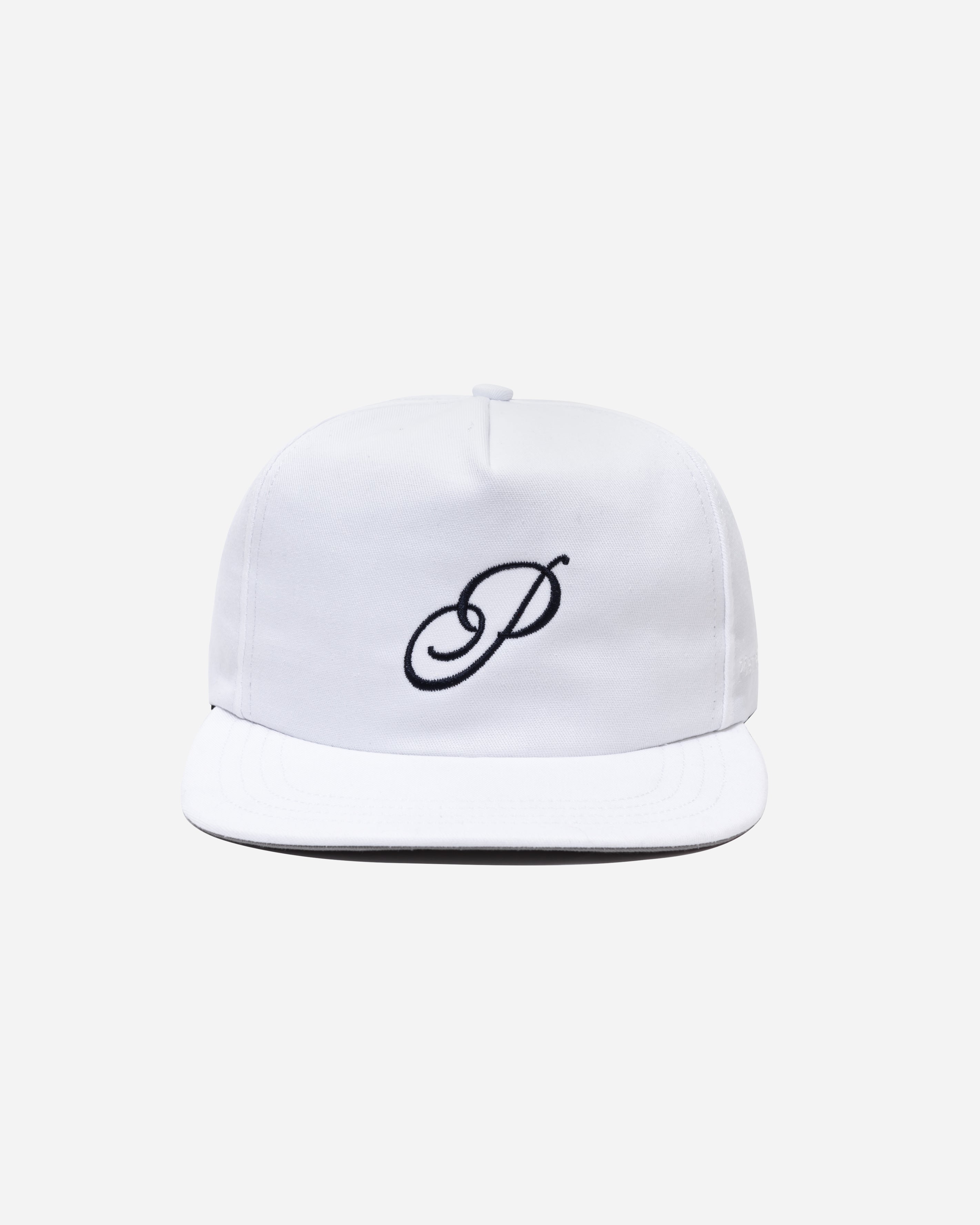 Script Pokes Hat Script 'P' Hat (White) – Pōetrē in Motion
